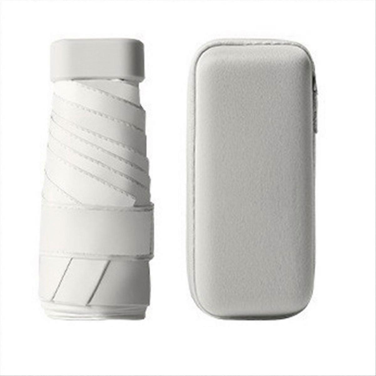 Sun-Proof Umbrella for Both Rain and Shine White