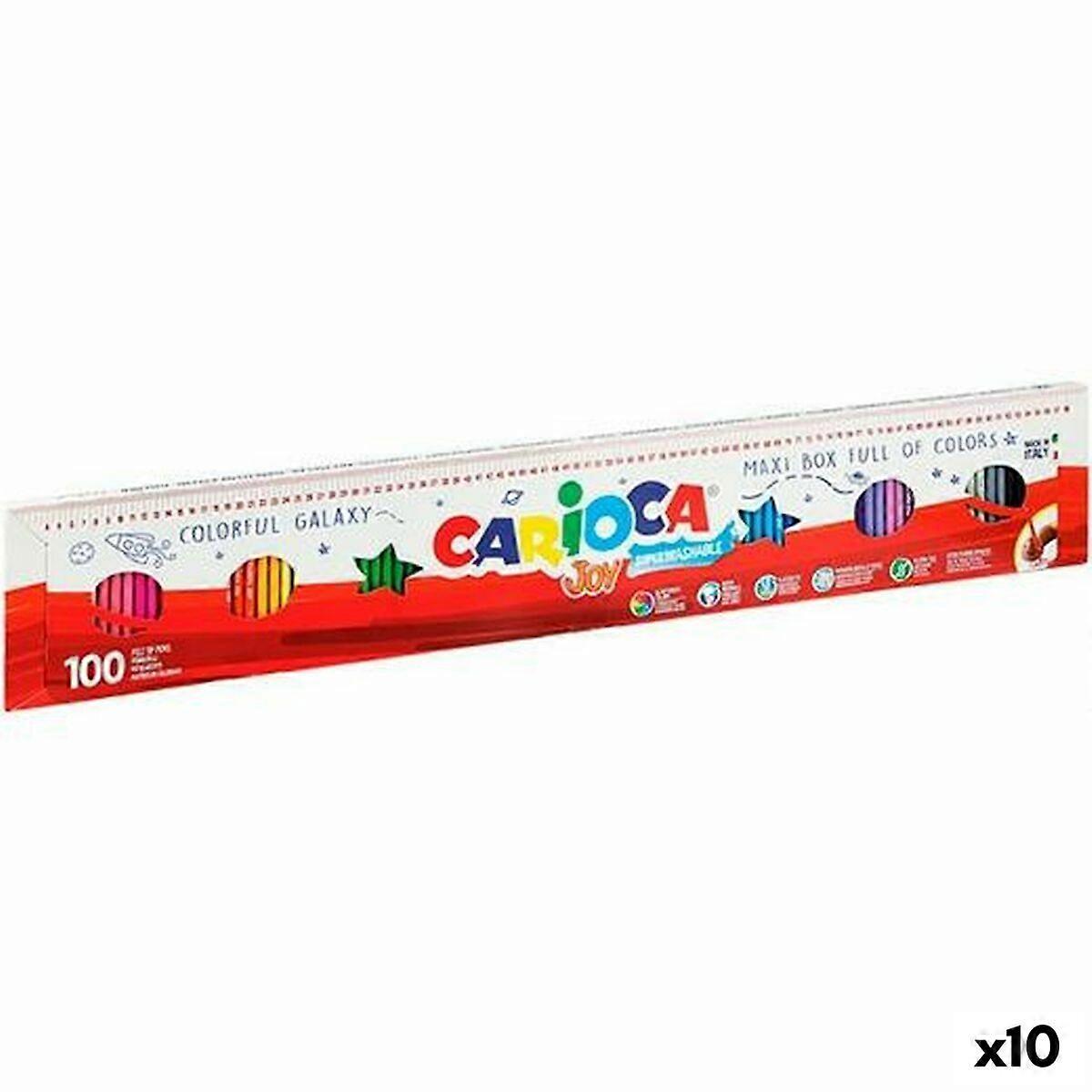 Set of Felt Tip Pens Carioca Joy Colorful Galaxy Multicolour (10 Units)