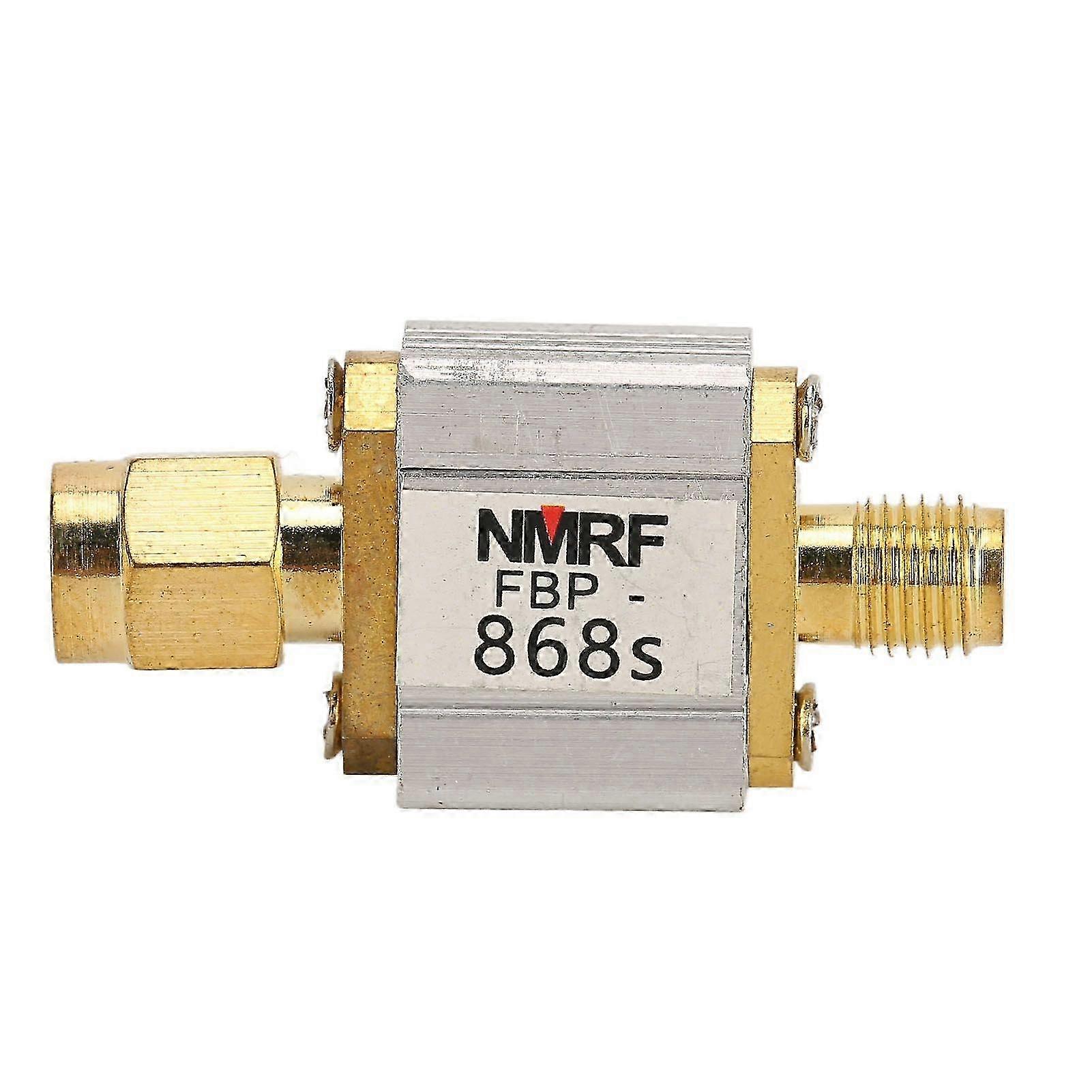 868MHz Bandpass Filter Professional 24K Gold Plated Structure 4MHz Bandwidth SAW Bandpass Filter for Remote Control