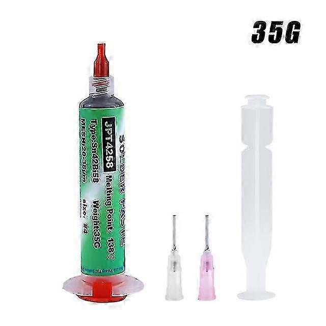 z Sn42bi58 SMD Welding Paste 138℃ 183℃ 217℃ Low Temperature Lead-free Syringe No Clean Solder Paste For Iphone Repair Solder Paste