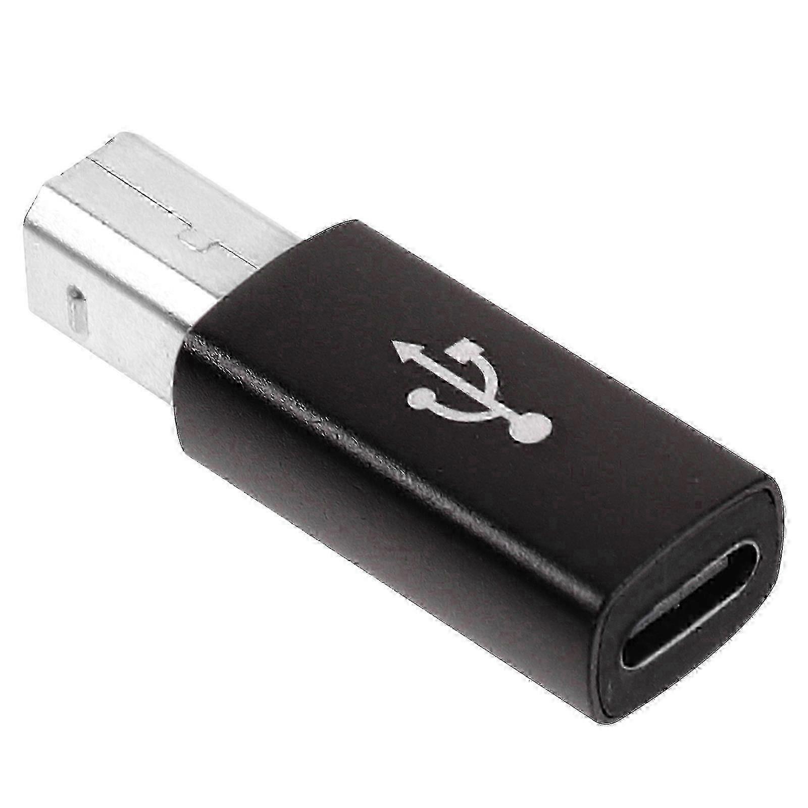 Type-C Female to Male Metal Convert Adapter Printers Type-C to USB Adapter