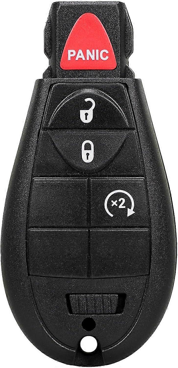 Keyless Entry Remote Car Key Fob Replacement 433Mhz Compatible with Jeep Cherokee 2014 2015 2016 2017 2018 2019 2020 2021 2022 4 Bu