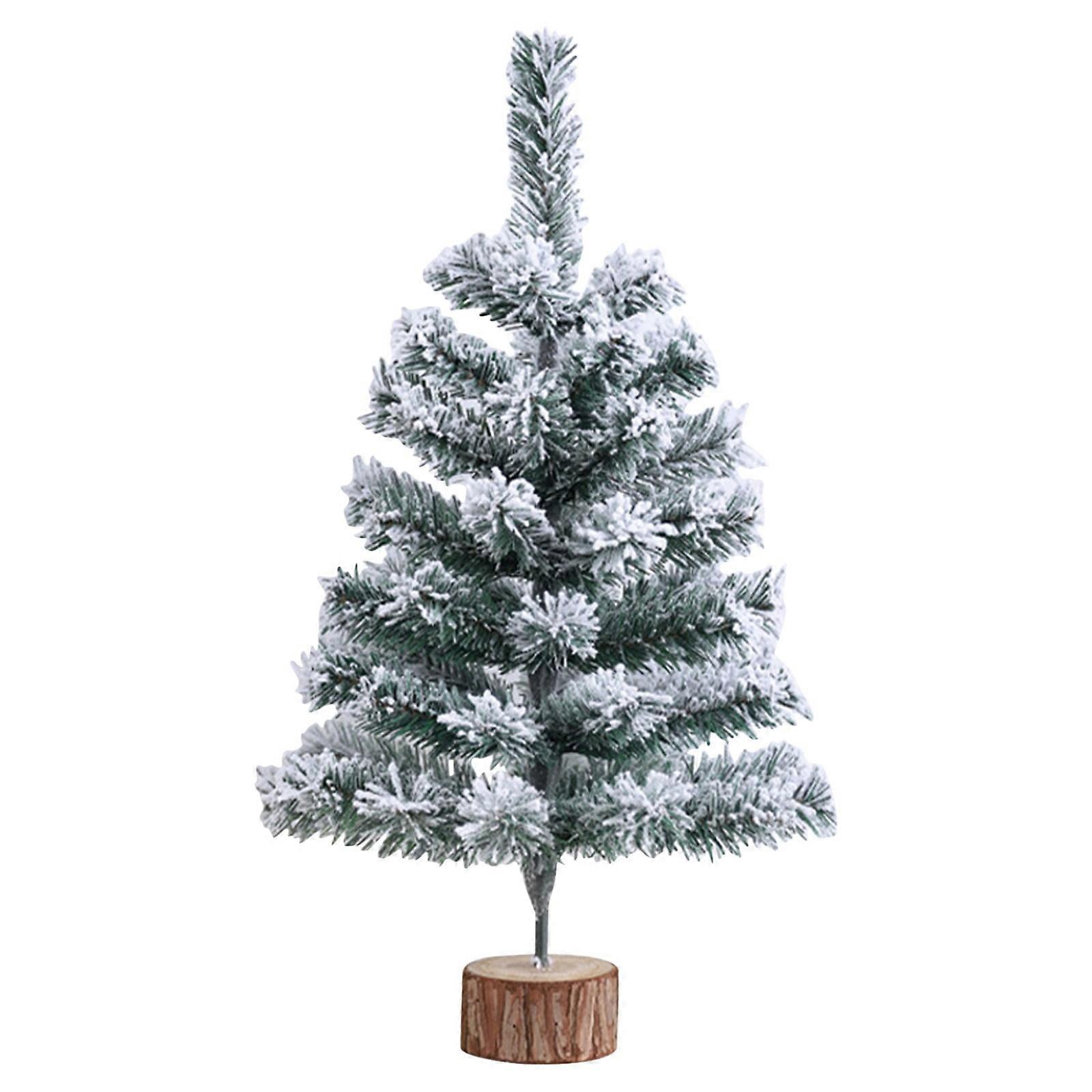 Snow Flocked Christmas Tree Premium Hinged Artificial Pine Tree,Xmas Tree Metal Stand and 100 Lush Branch Tips Holiday Decorate,Easy to Assemble 3ft
