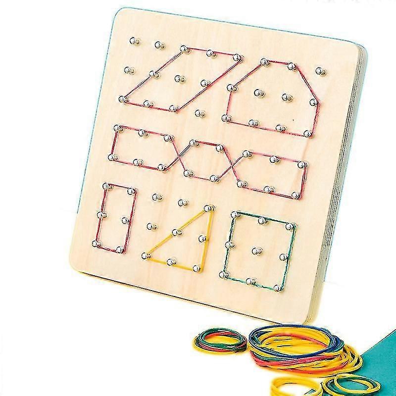 Wooden Geoboard Mathematical Manipulative Material Array