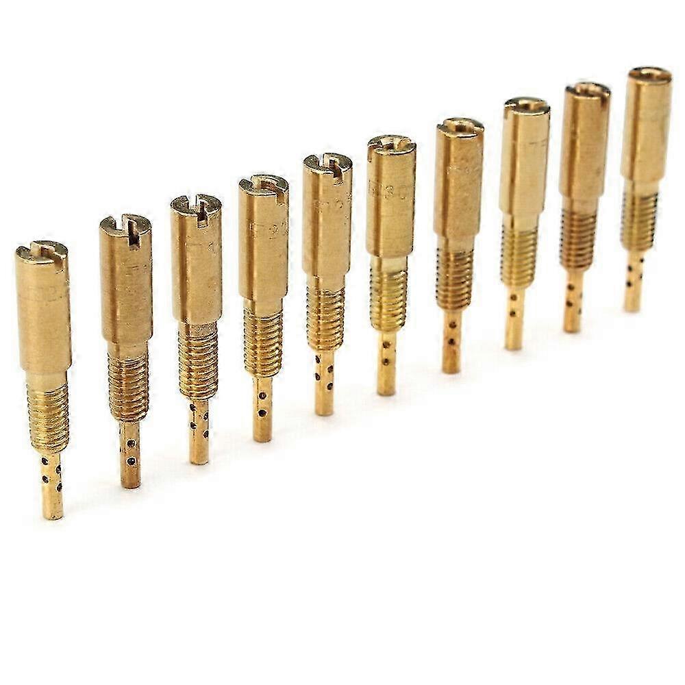 Compatible For MIKUNI VM/TM/TMX AX100 #10#12.5#15#17<wbr/ > .5-#32.5 10x Carburetor Pilot Jet