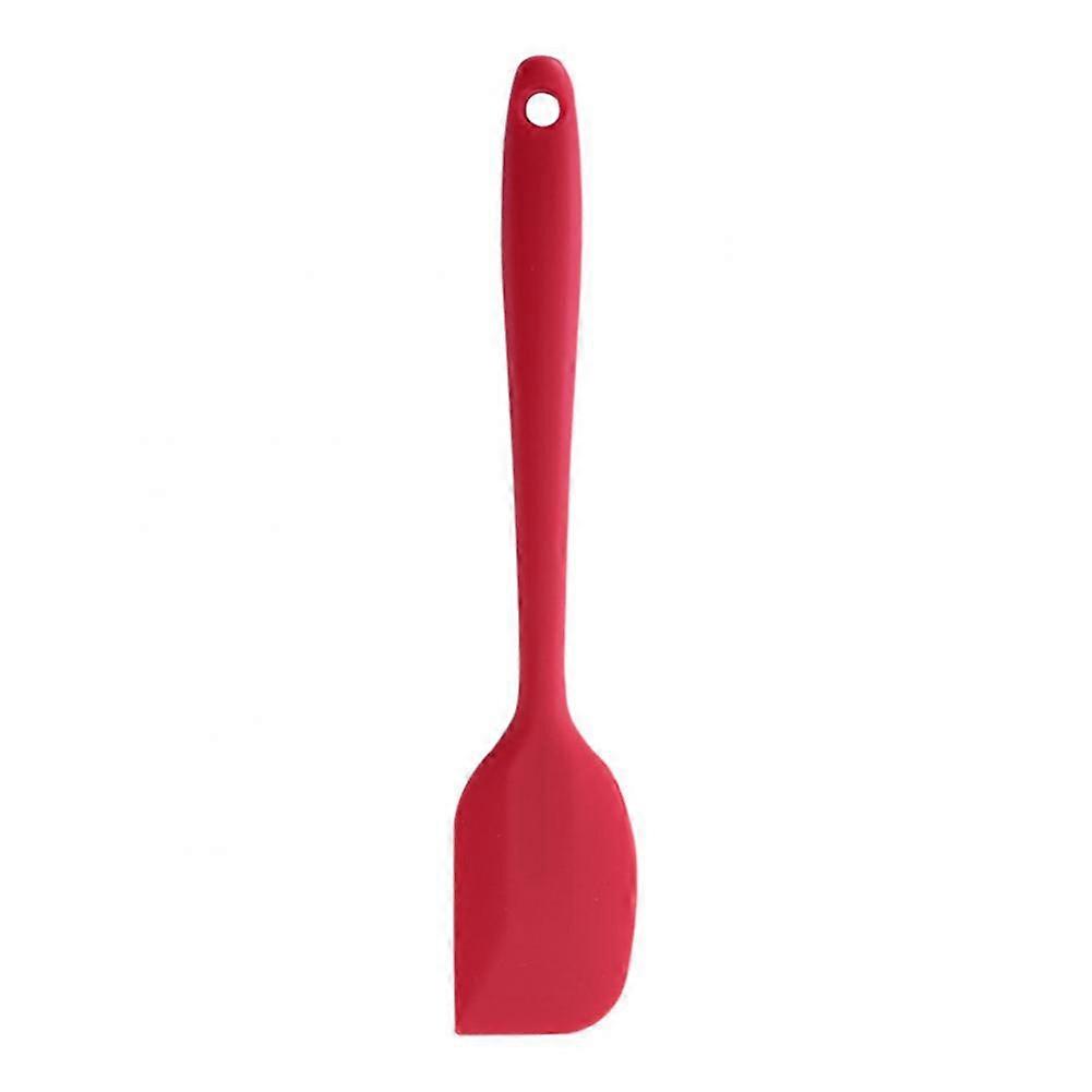 Silicone Spatulas Butter Cream Scraper Heat Resistant Kitchen Cake Baking Mixing Tool(Red)