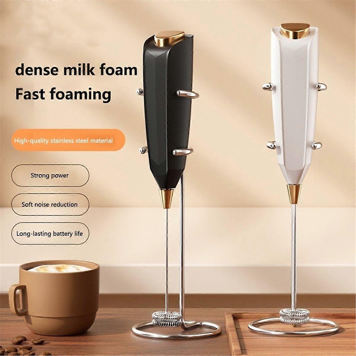 Electric Egg Beater Household Small Handheld Mini Egg Beater Black