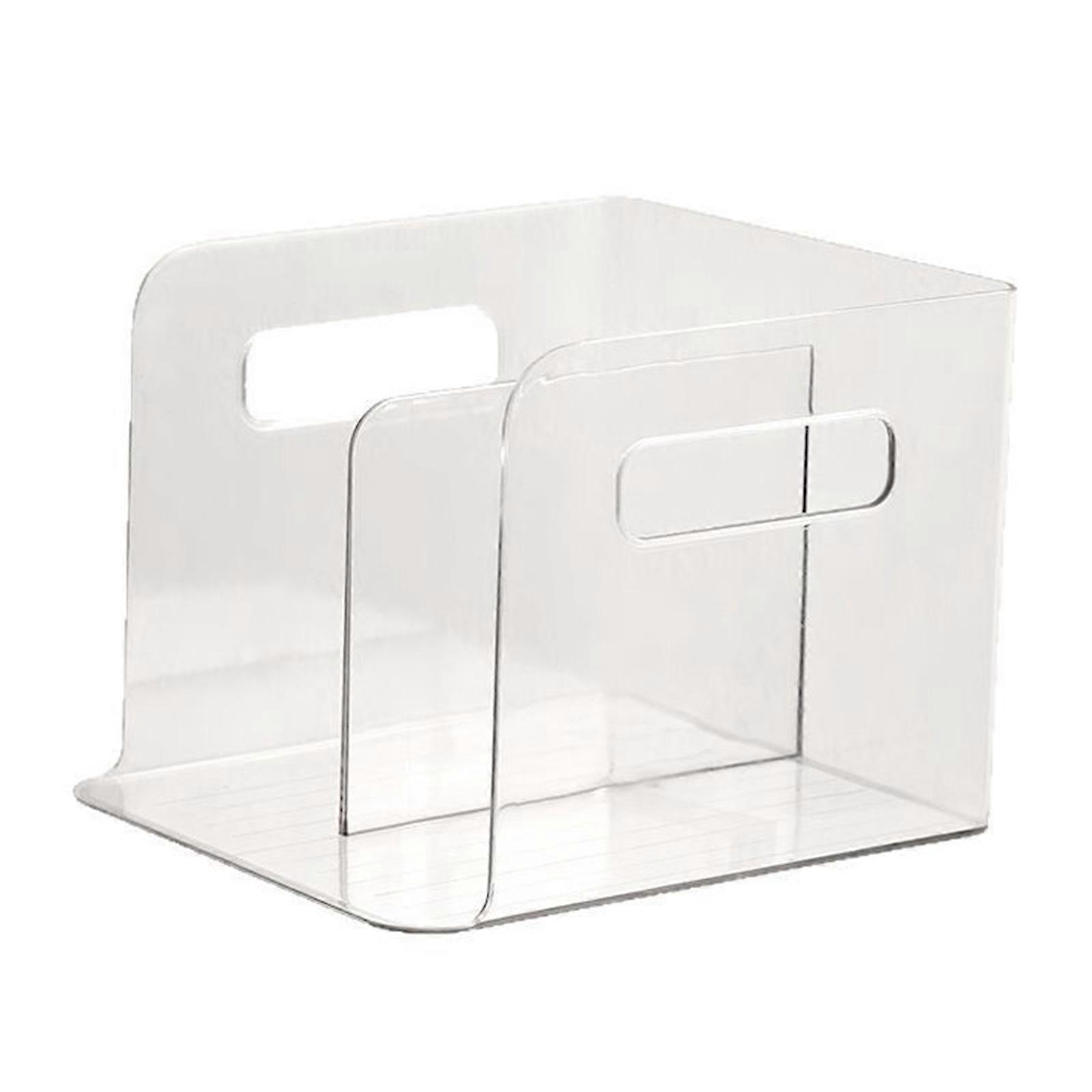 Plastic Desktop Organizer With Adjustable Sections Modern Design Tabletop Bookshelf For Home Office Study Room Multicolor