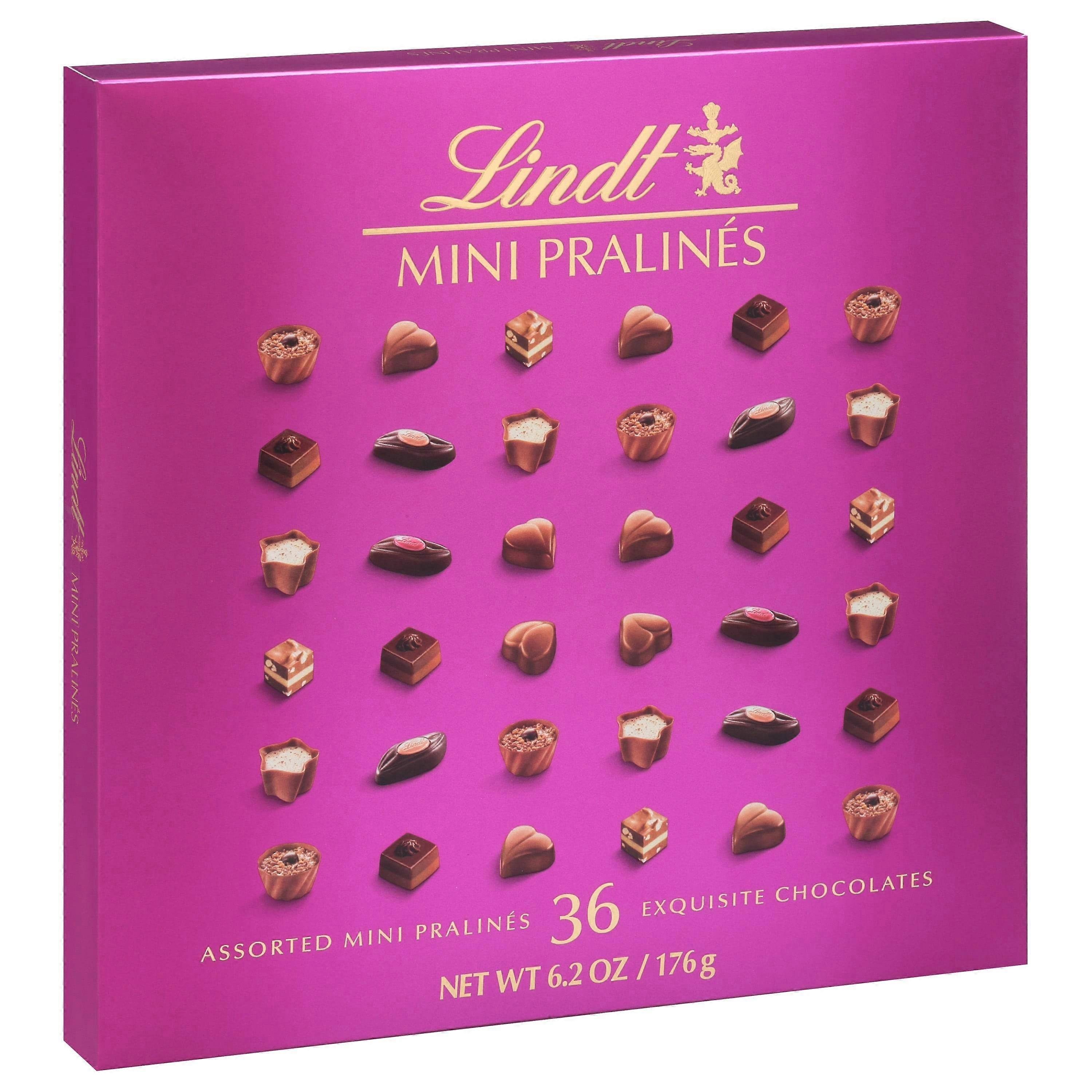 Lindt Mini Pralines Různé čokoládové pralinky Dárková krabička, 6.2 Oz
