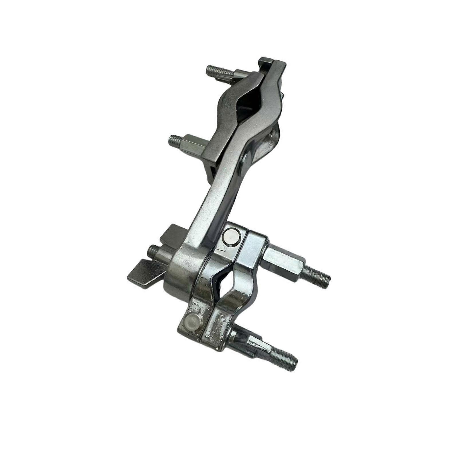 Drum Connecting Bracket Adjustable Metal Cowbell Clamp Cymbal Arm Holder Metal Cymbal Stand Extension Easy to Use Multicolor