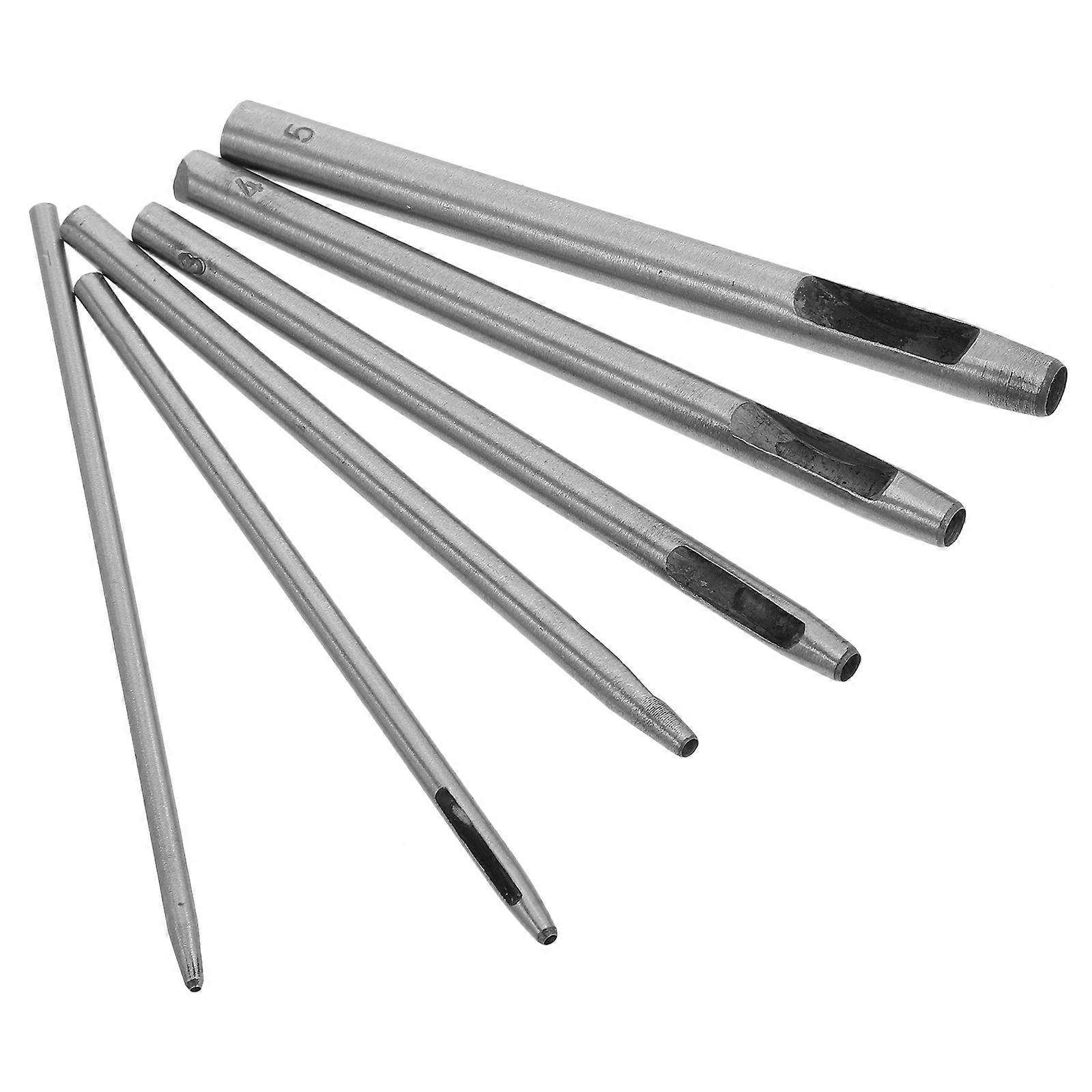 Hole Punch 6Pcs Round Hollow Punch Tool for Craft Applications
