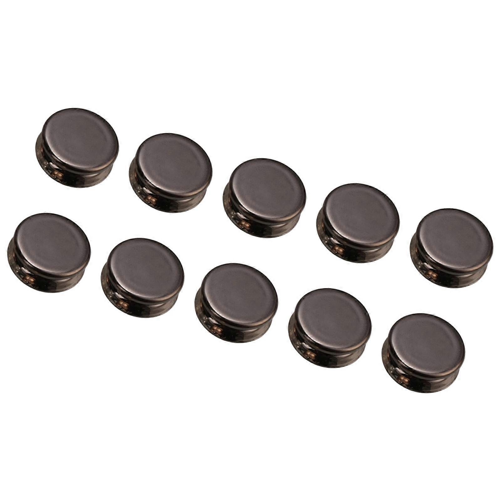 10Pcs Multifunctional Magnetic Curtain Clips Double Sided Magnetic Fix Suction Curtain Magnets Closure Prevent Light  Grey