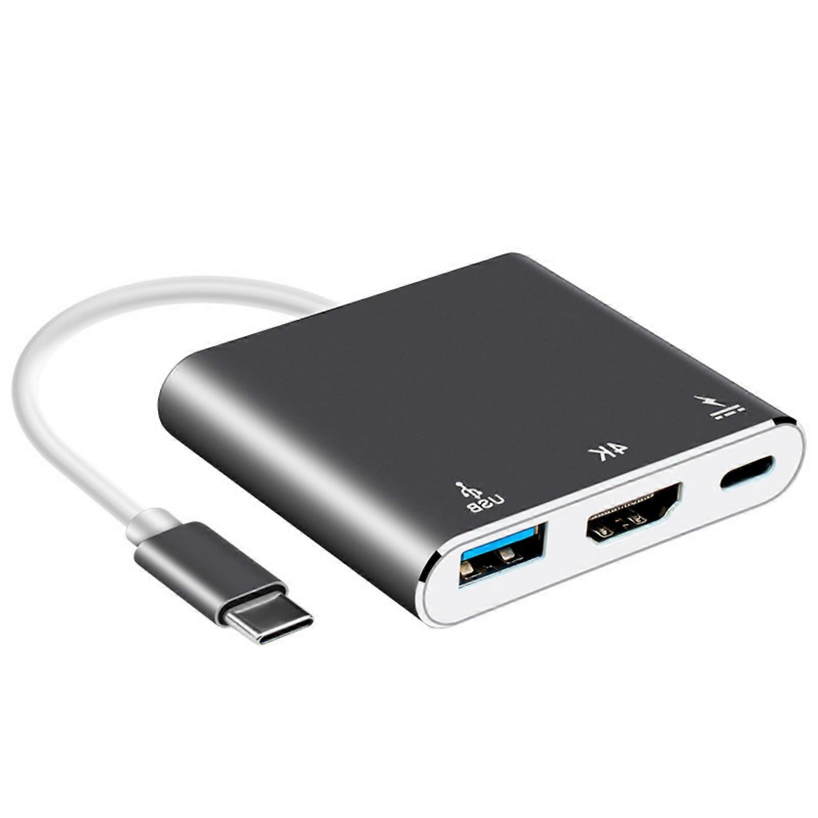 Compactly USB C to HDMIs Hubs USB C to HDMIs Adapter with 4K Support PD65W Charging for Laptops High Resolution Displays Multicolor