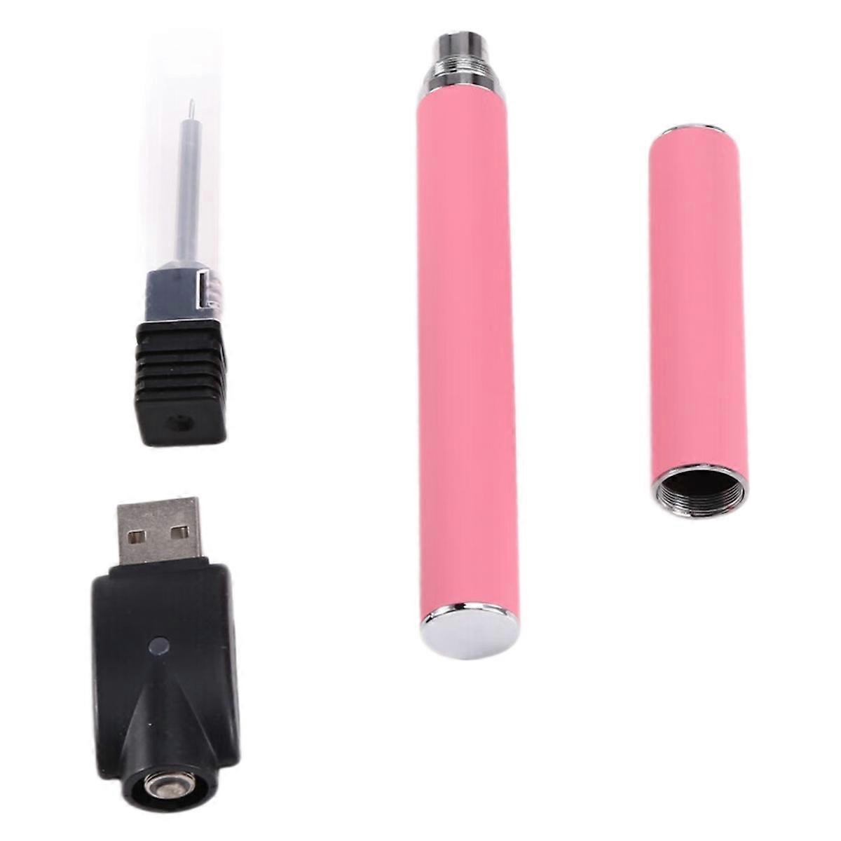 510 Thread Battery Cart Pen Adjustable Voltage Smart Power Pen USB Mini Soldering Iron Kit with Cap Pink