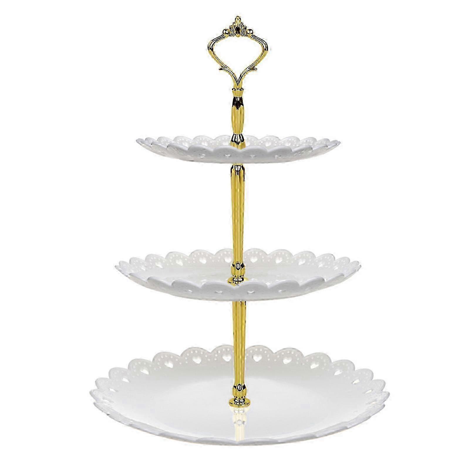 Cake Stand Three-layer Multi-purpose 4 Colors Cake Rack Stand for Wedding