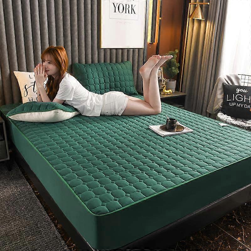 Quilted Mattress Protector Thickened Fitted Bed Cover for Home Use AllInclusive Design