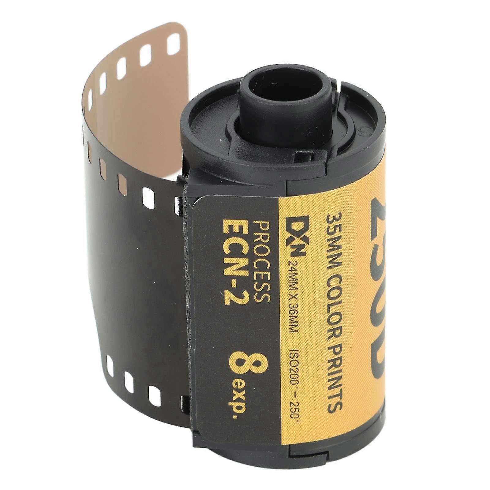 35mm Color Negative Camera Film 200250 ISO Fine Grain Wide Exposure Range ECN2 Process 8 Sheets
