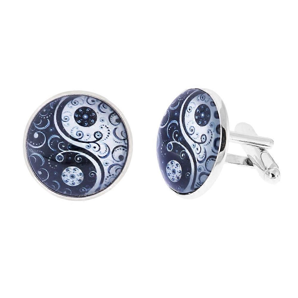 Di Selentino Yin Yang Manschettenknöpfe (2er Pack)
