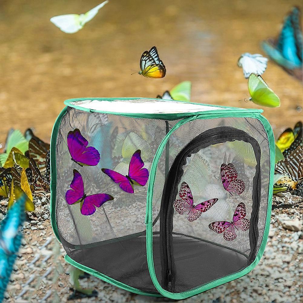Large Foldable Portable Durable Ventilated Butterfly House Breeding Cage
