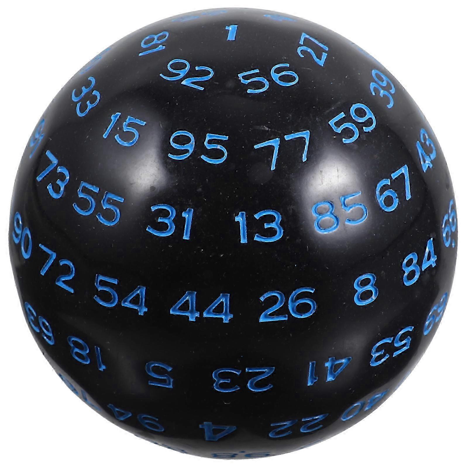 Party Dice 100 Sided Polyhedral Dice Game Dice 100 Sided Game Dice Portable Acrylic Dice