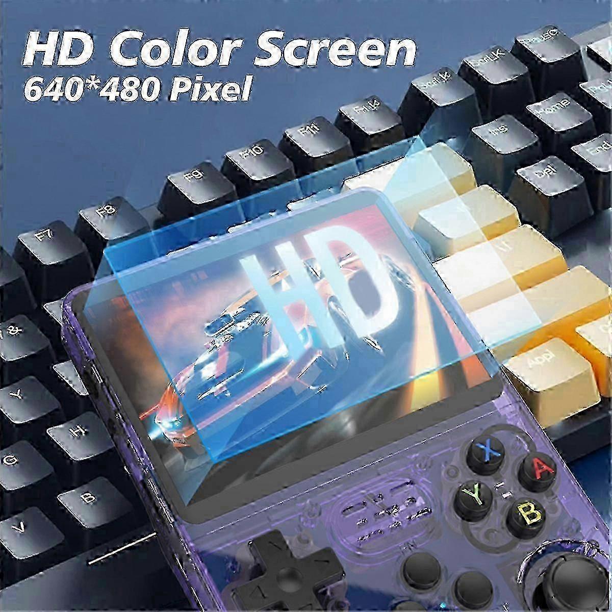 R36s Retro Handheld Video Game Console Linux System 3.5 Inch Ips Screen Portable Pocket Video Player