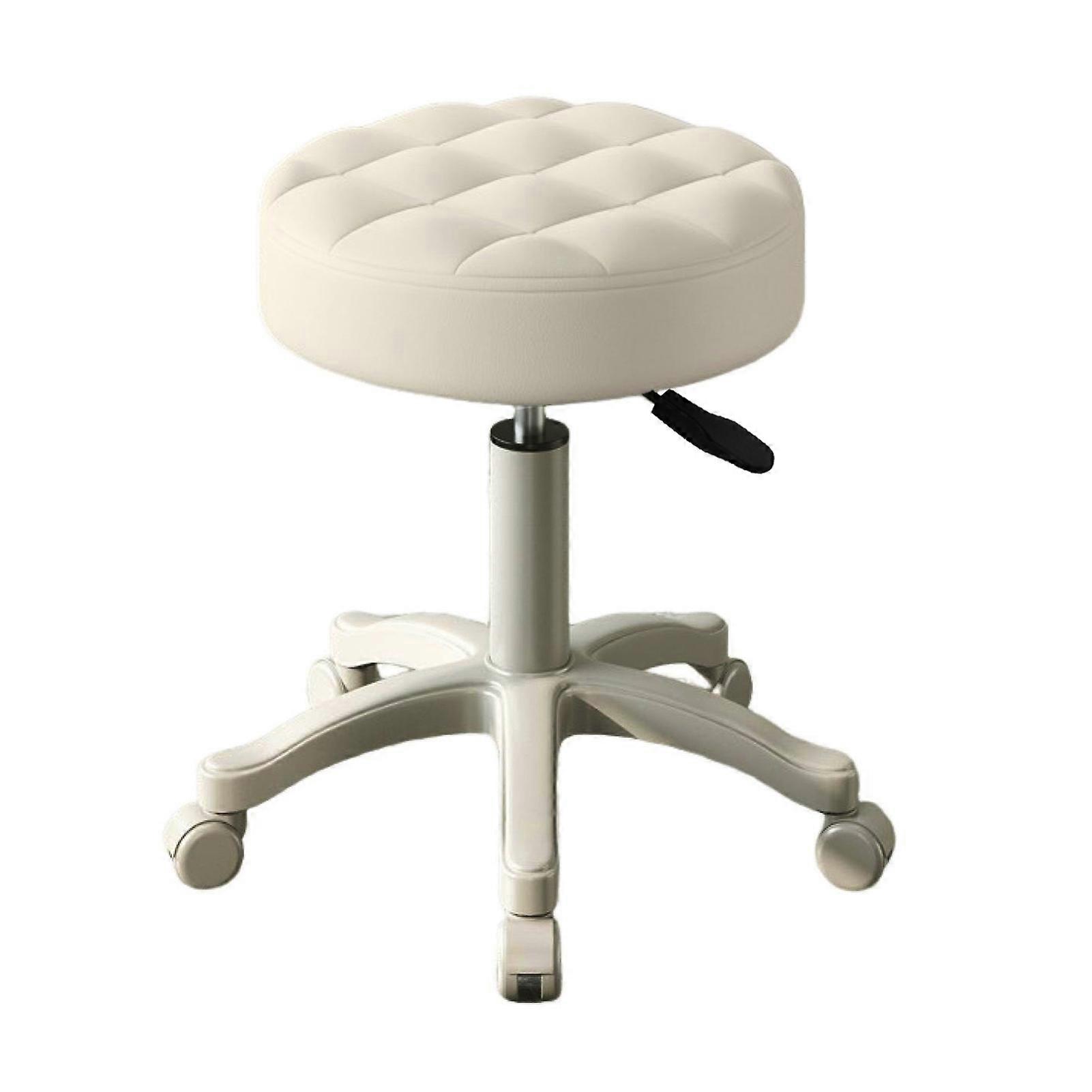 Armless Drafting Stool with Wheels for Salon and Cafe