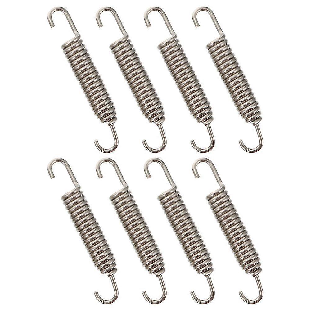 Silver Motorcycle Springs for Motorcycle Part with 8Pcs Hooks