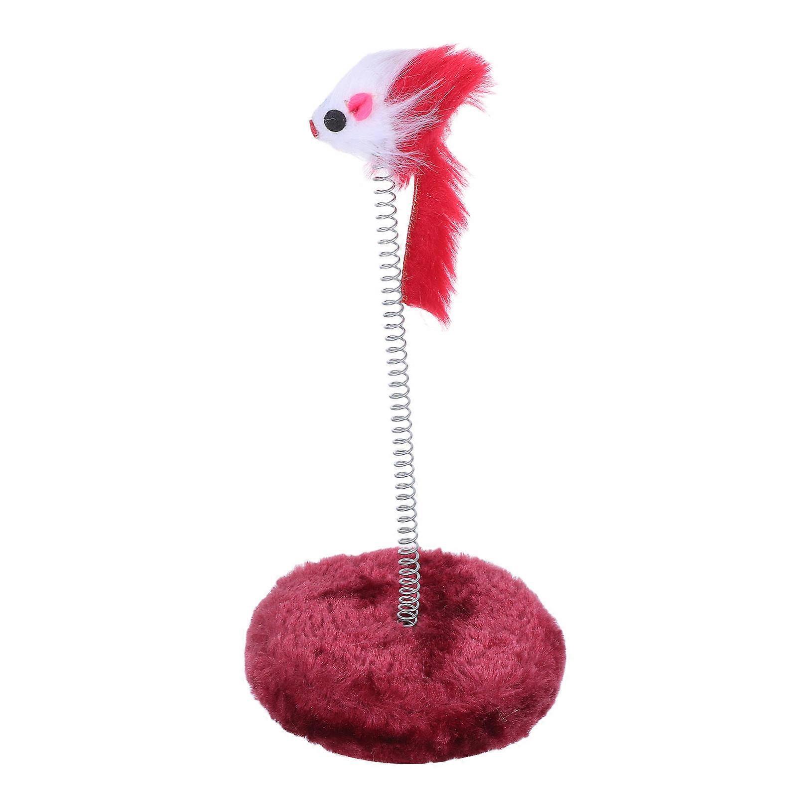 Cat Teaser Wand Mouse for Play Plush Durable Toy