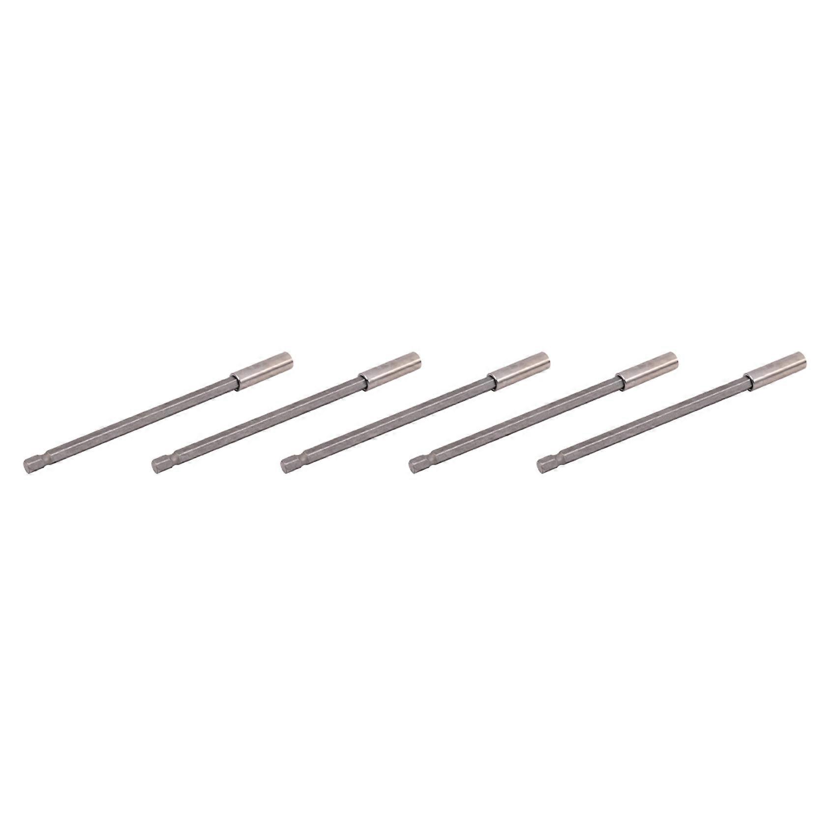 5X 150mm 1/4 Hex Quick Release Magnetic Screwdriver Extension Bit Holder