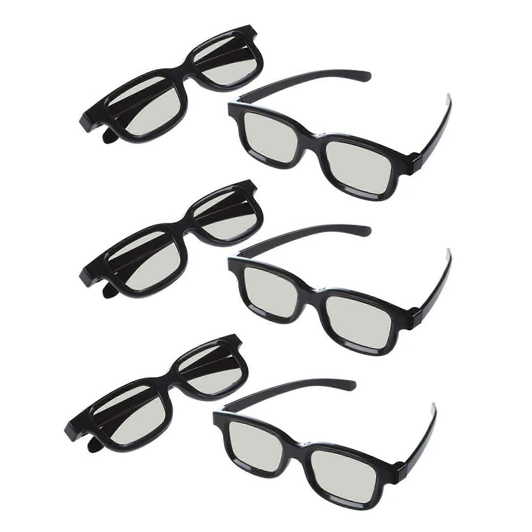 3D Glasses for Cinema 3D TV'S - 6 Pairs