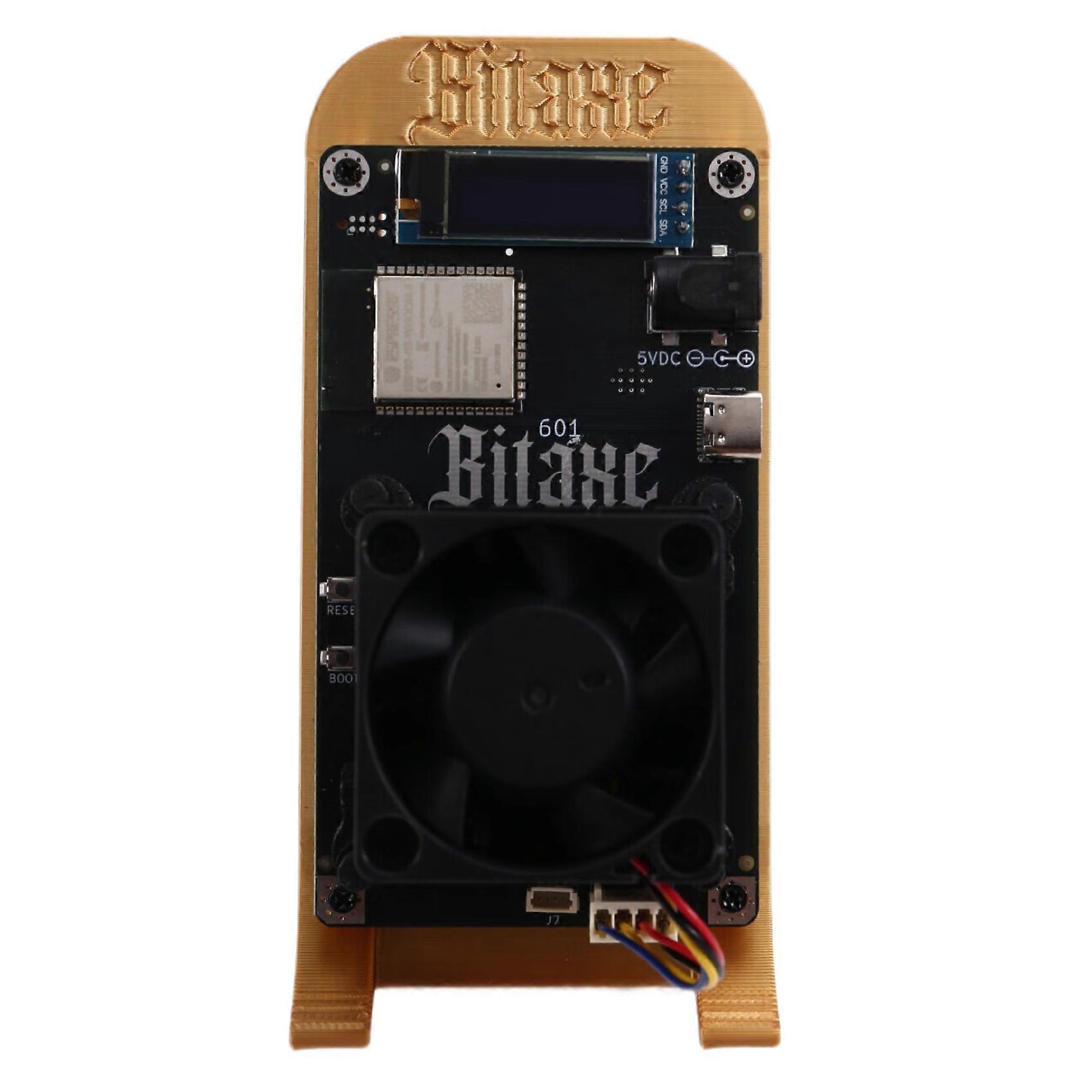 Gold Bitaxe Gamma 601 BTC Solo Miner 1.2TH/S 18-22W BM1370 Asic Chip Bitcoin Crypto Miner From Antminer S21 Pro US Plug