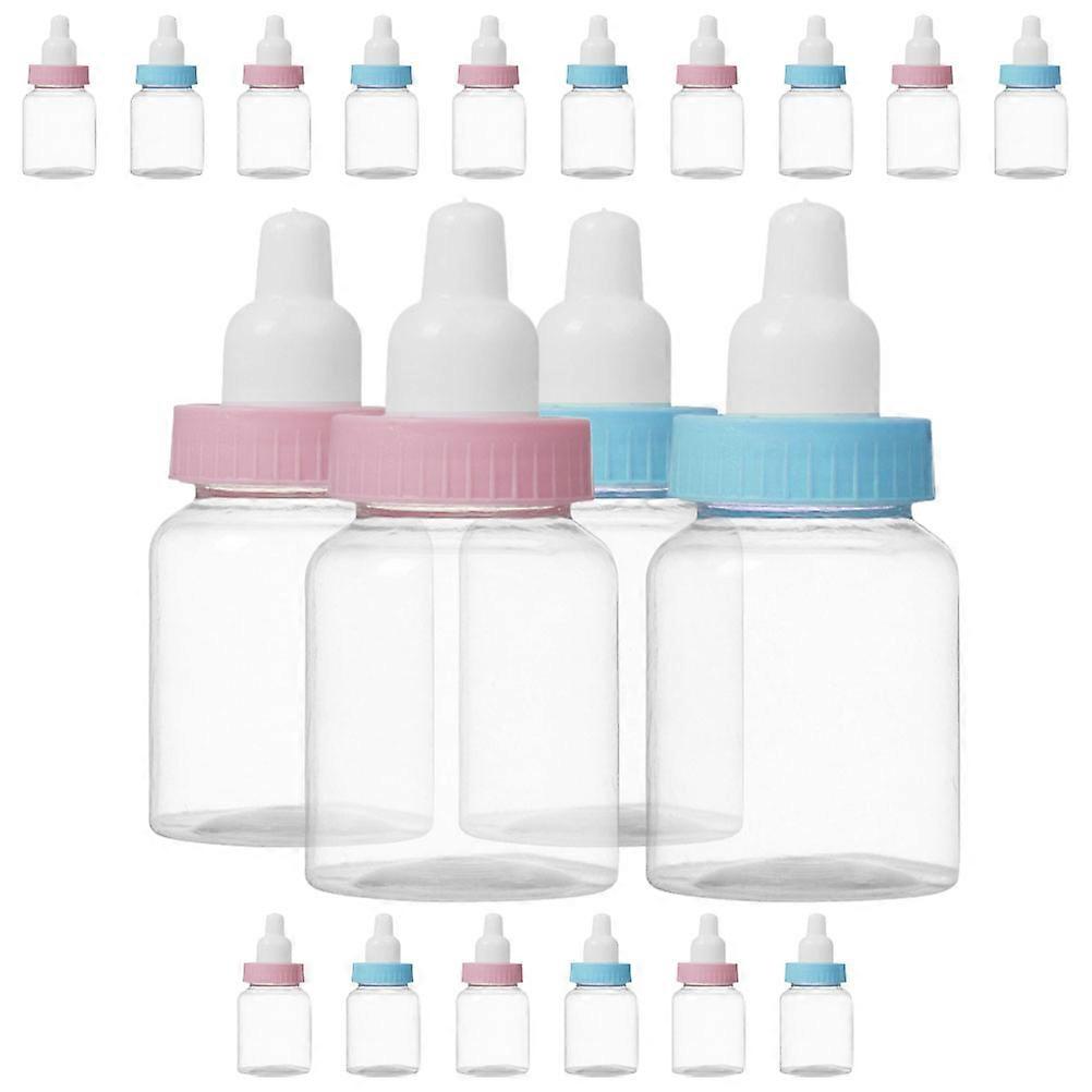 Mini Plastic Candy Bottle Baby Bottle Candy Box for Shower 20Pcs