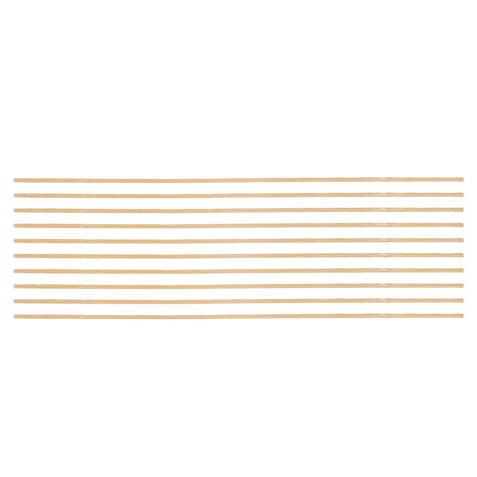 Thin Bamboo Rods for Kite Support Wooden Craft Sticks 10Pcs Bundle