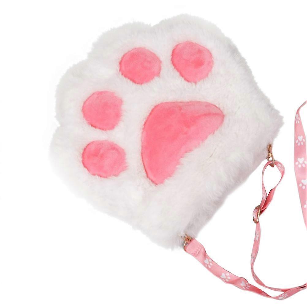 Make Up Storage Bag Plush Cross Body Bag for Storage 7Pcs