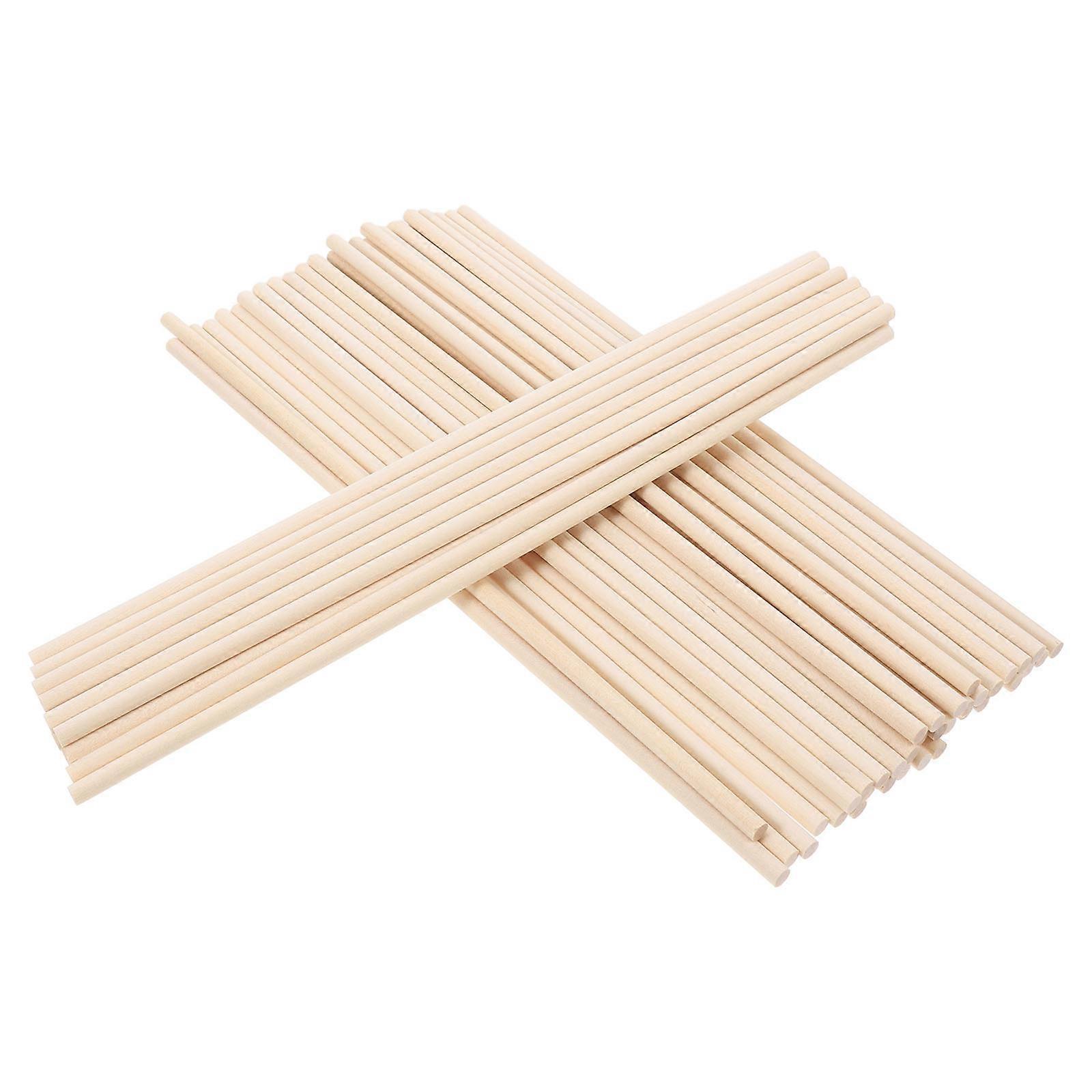 Wood Drum Sticks for Replacement 50Pcs Beginner Instruments Sticks Wooden Rhythm