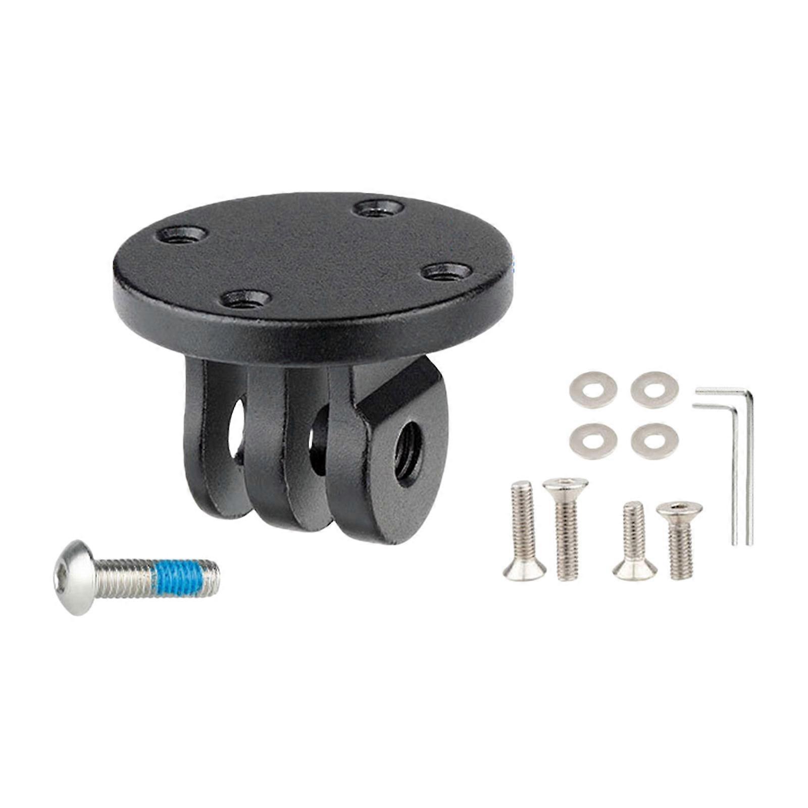 Multifunctional Bicycles Camera Adaptor Mount Bike Computer Fixing Base Bike Light Handlebar Mount Computer Holder Multicolor