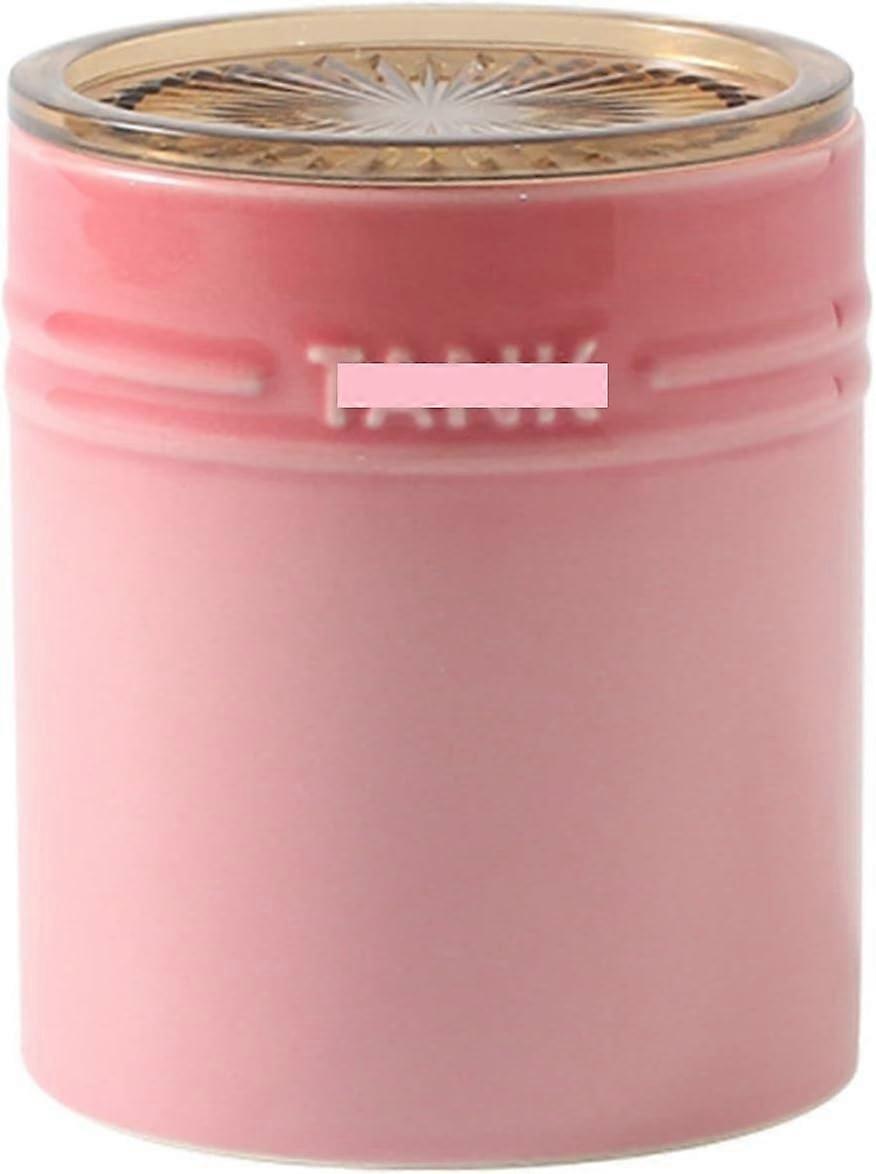 Ceramic Sugar Bowl with Airtight Lid, Gradient Porcelain Container for Kitchen and Coffee, Red 14oz