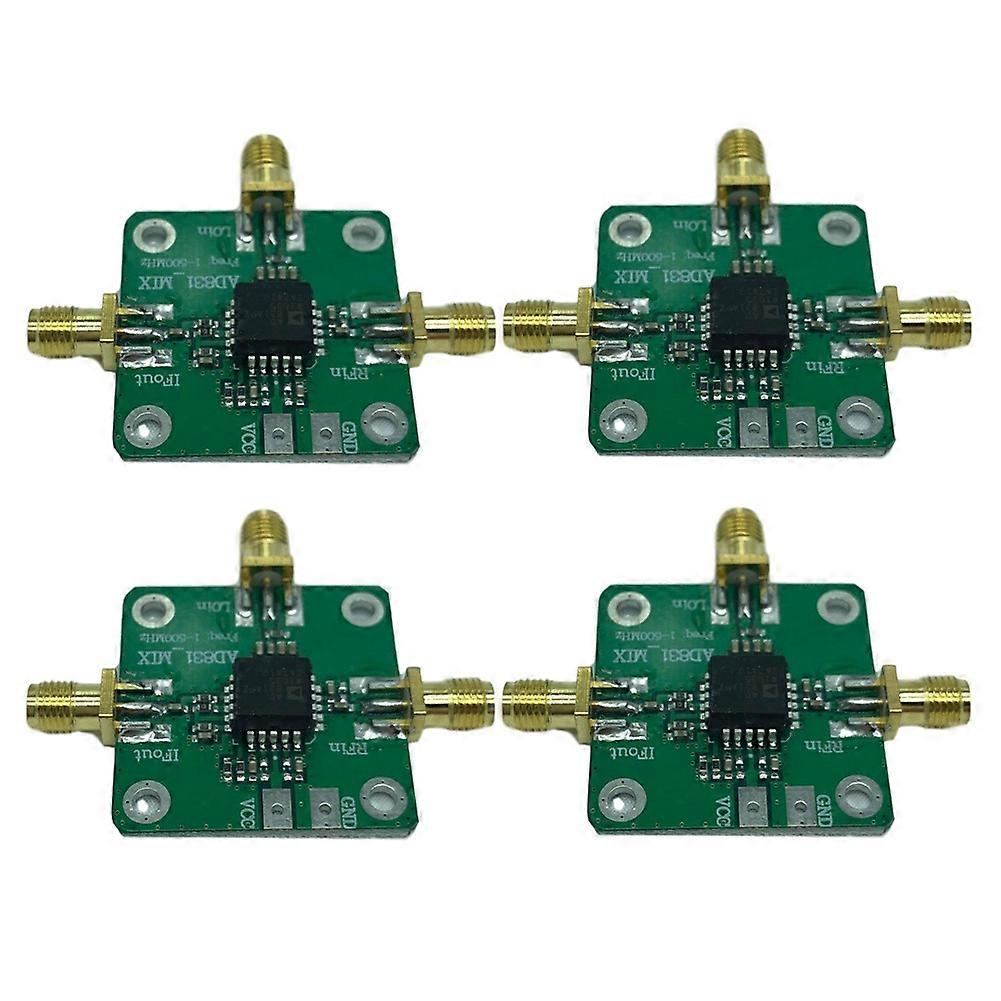 4Pcs AD831 High Frequency Transducer RF Mixer Module 0.1-500MHz Bandwidth RF Frequency Converter