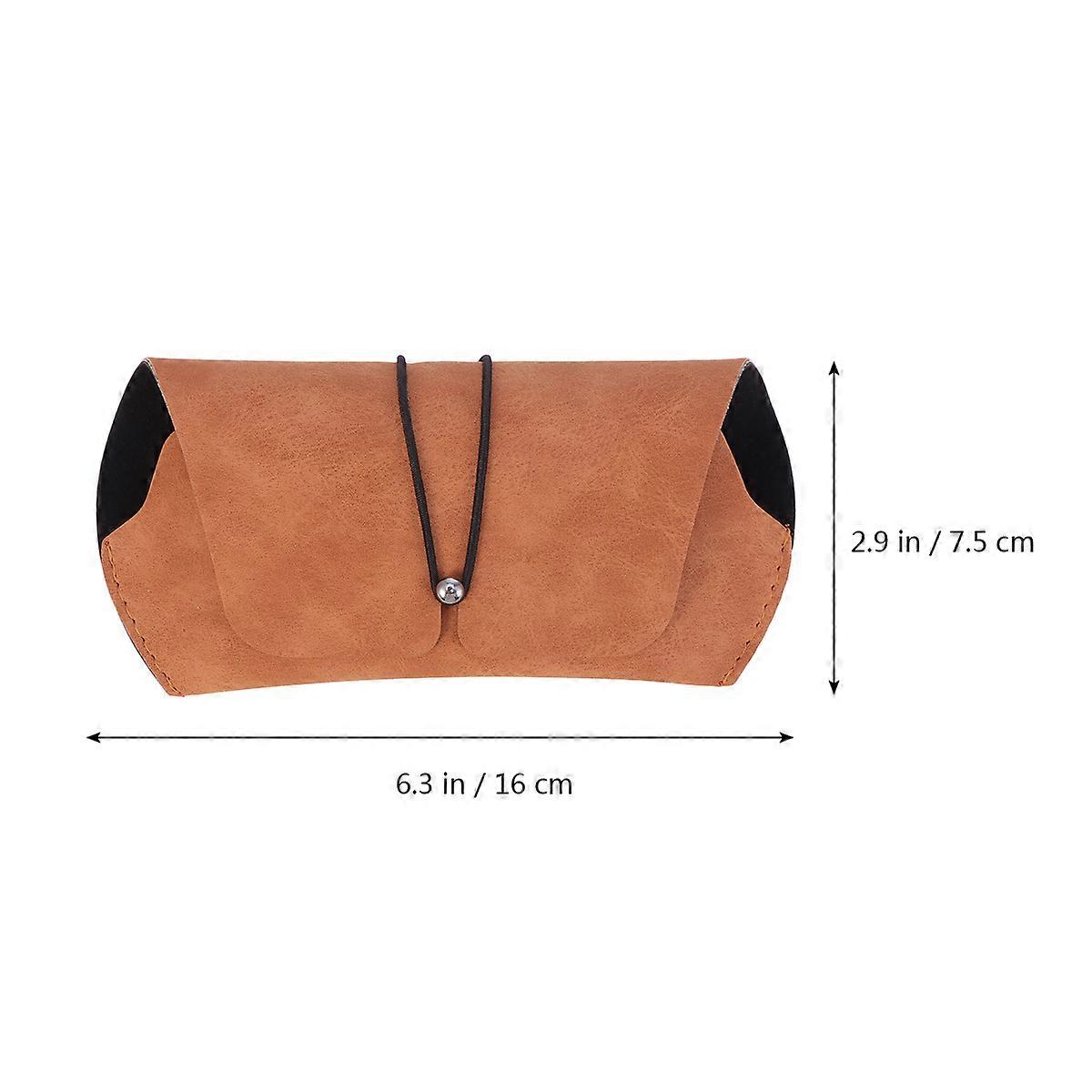 Glasses Box Durable Sunglasses Storage Box for Glasses Protection Orange