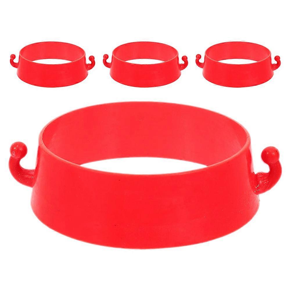 Plastic Cone Connector for Traffic Control with 4Pcs Ring for Safety