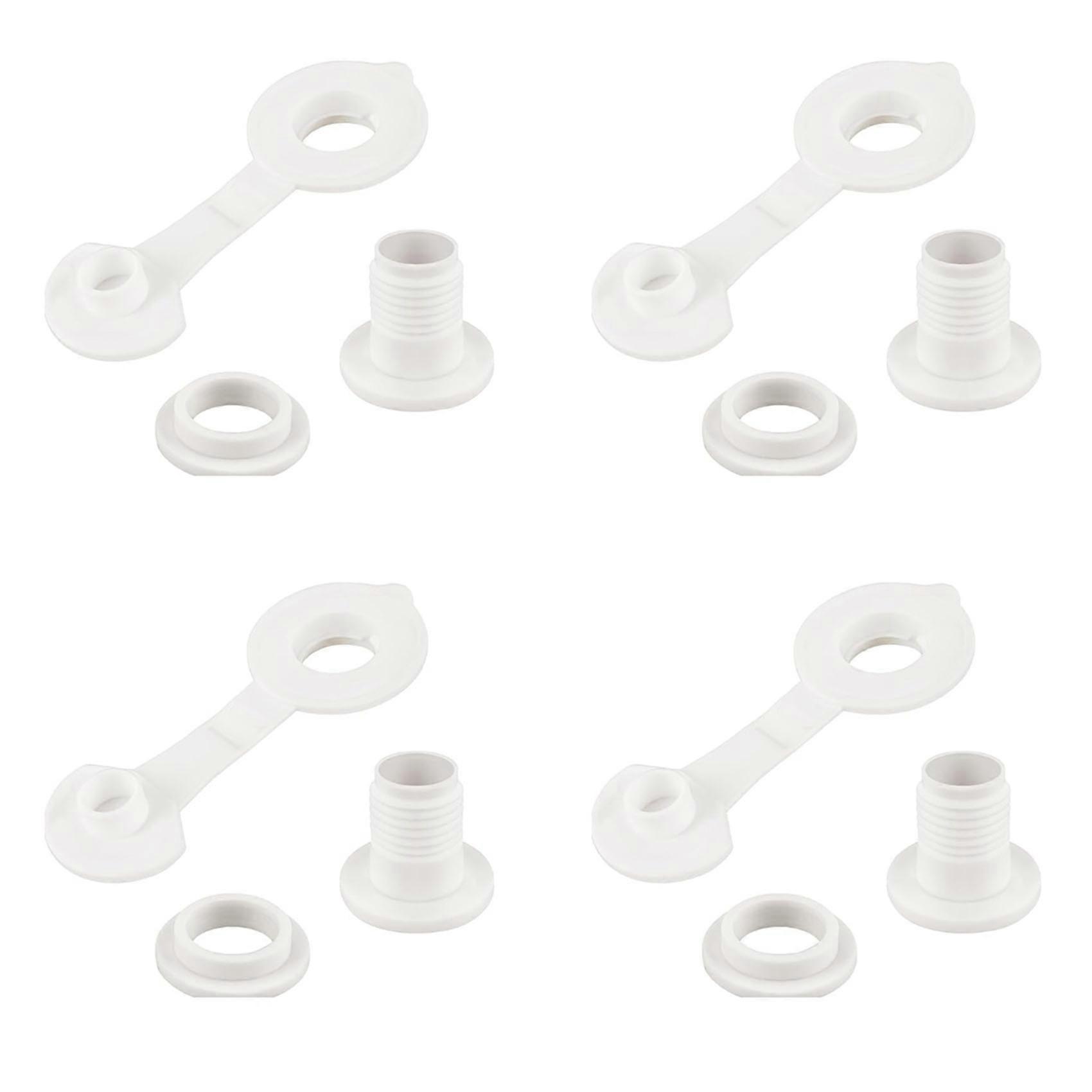 4X Cooler Drain Plug Cooler Plug Replacement Triple Snap Drain Plug Cooler Plug Assembly for Coolers