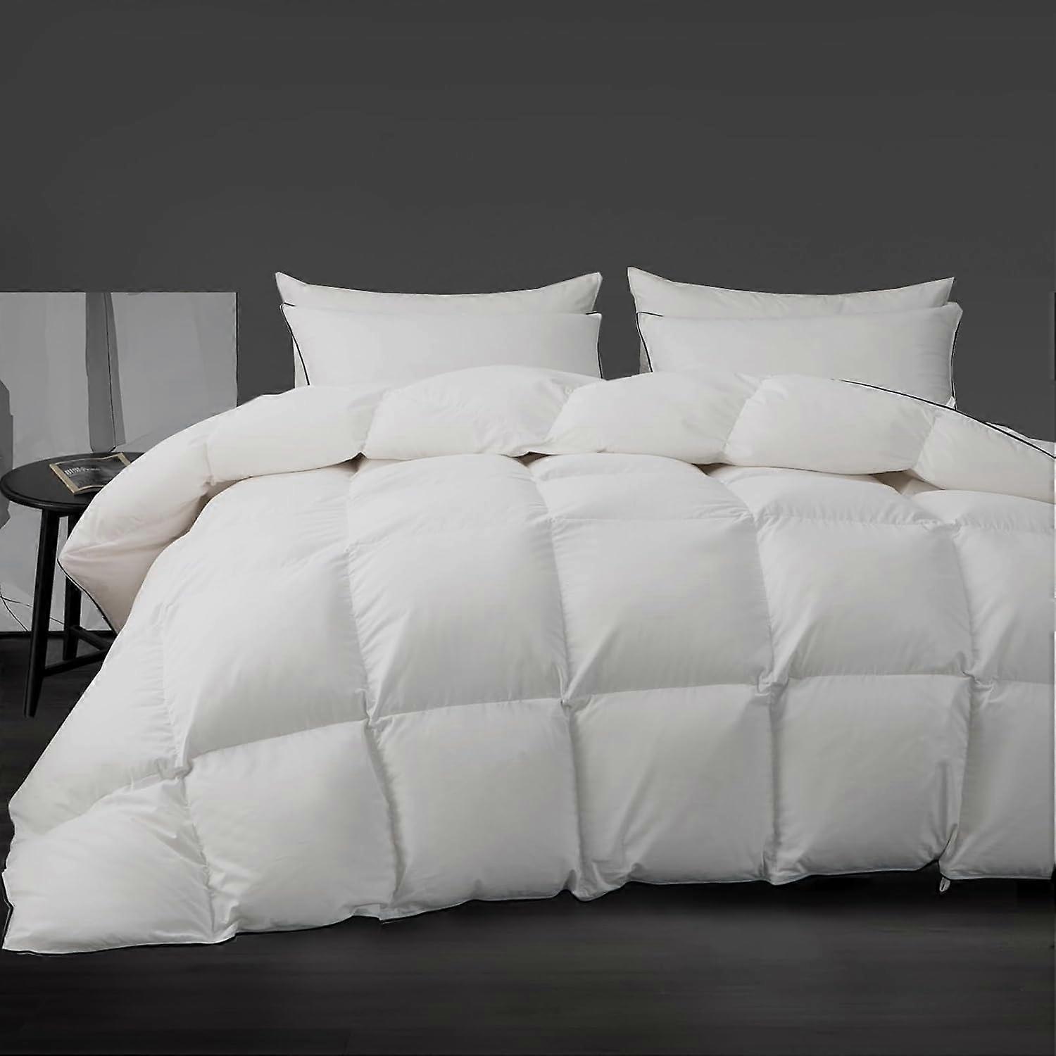 King Size All Season Down Comforter 106x90 UltraSoft Medium Warmth