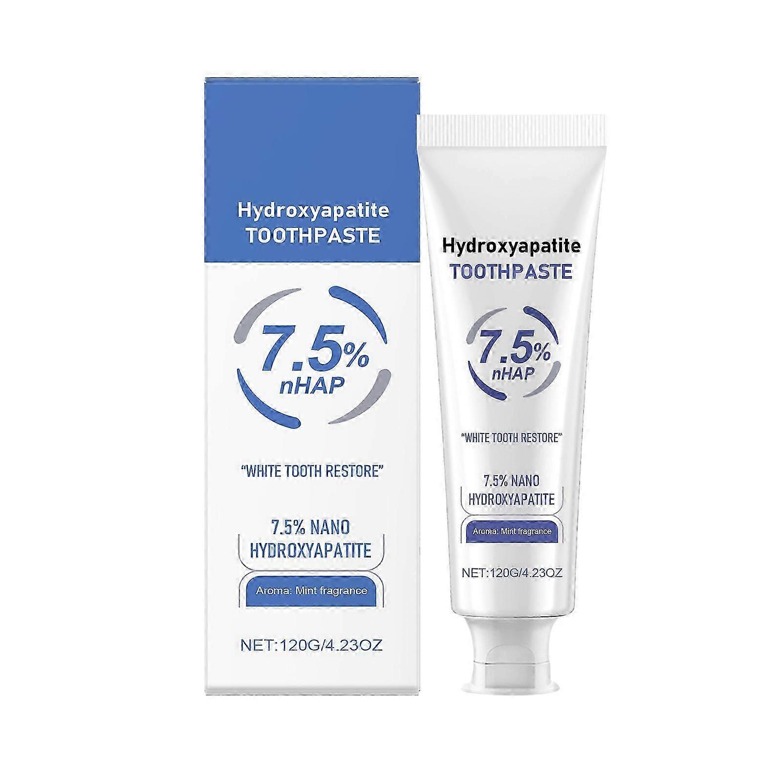 Peppermint Toothpaste - Whitening, Enamel Protection & Fresh Breath, 120g