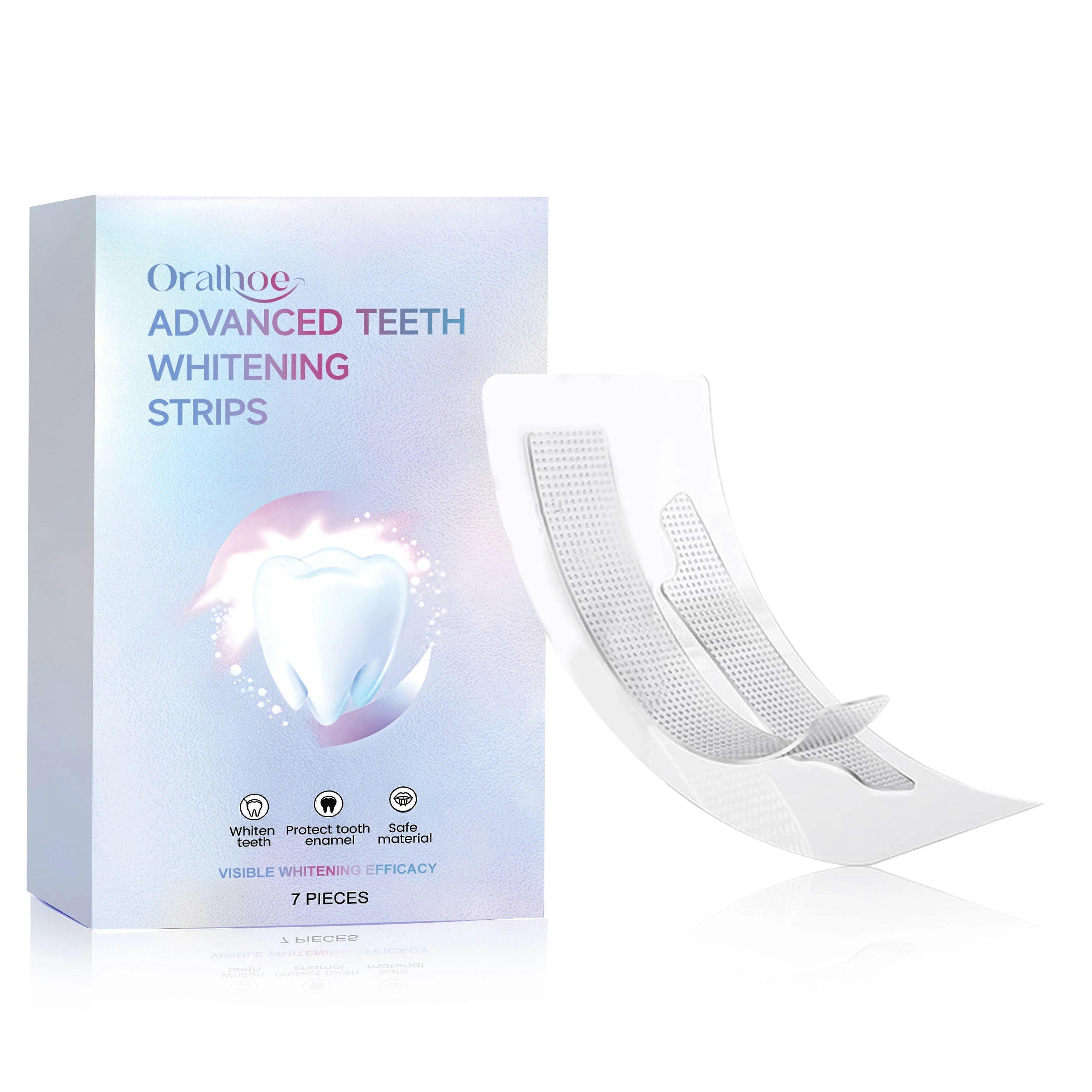 Bandes de blanchiment des dents, ��claircit rapidement, renforcer les gencives, pr��vient la carie dentaire, maintenir la sant�� bucco-dentaire