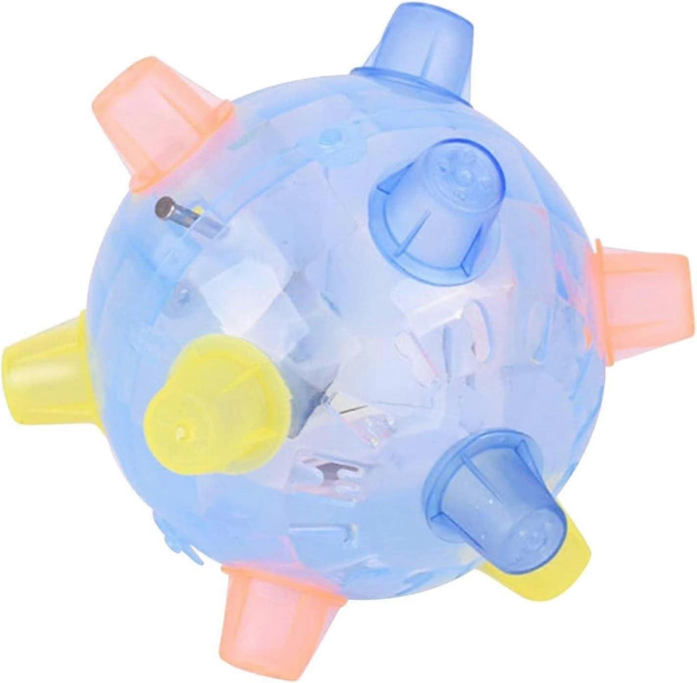 Interactive Dog Toy Automatic Jumping Dancing Balls with RGB Light and Music for Small Dogs Battery Powered-15213