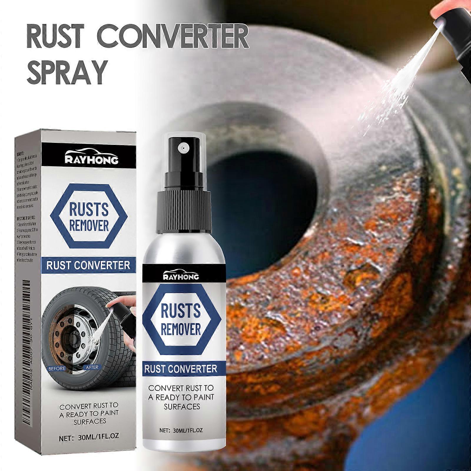 Convertisseur de rouille, formule �� base d'acide par pulv��risation, converte la rouille dans un rev��tement protecteur, emp��che la Corrosion 