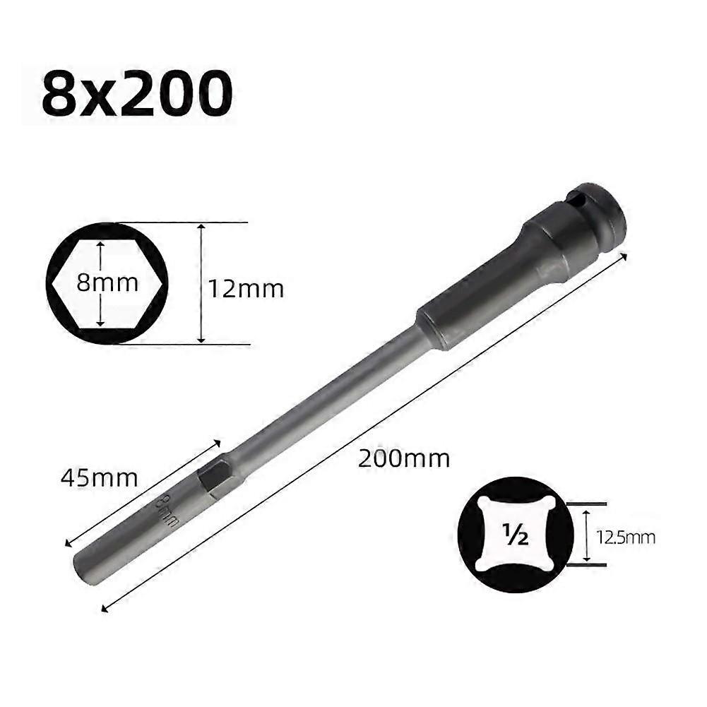 1/2'' Square Drive Socket Wrench Thin Wall Socket Hex Nut Socket