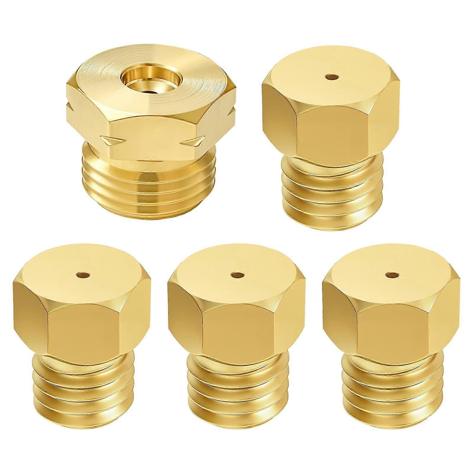 W10032010 LP Conversion Kit 5PCS Brass Orifices for Gas Range Natural to Propane Switch