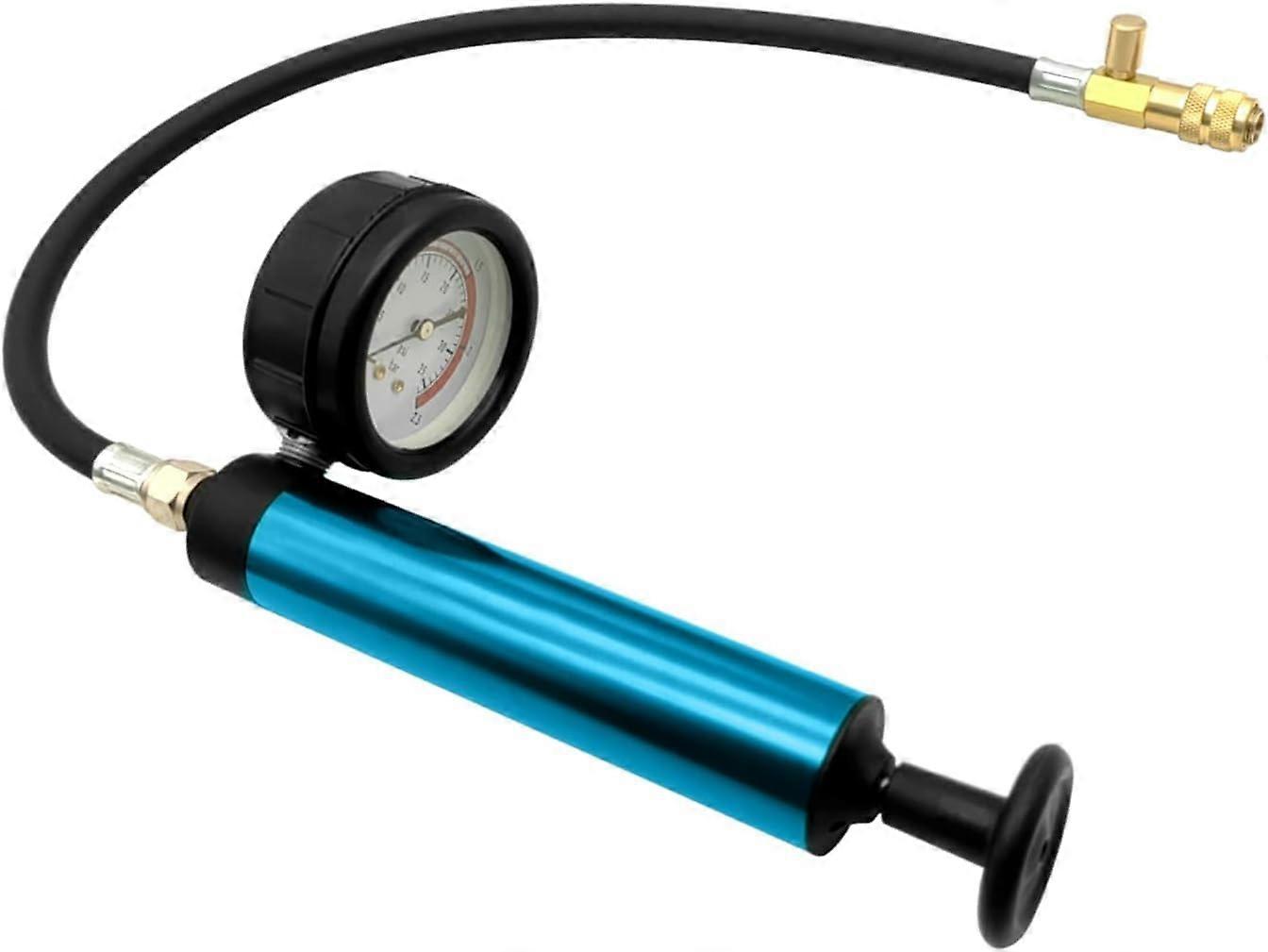 Universal Aluminum Radiator Pressure Tester with Gauge for Accurate Automotive Cooling Leak Detection