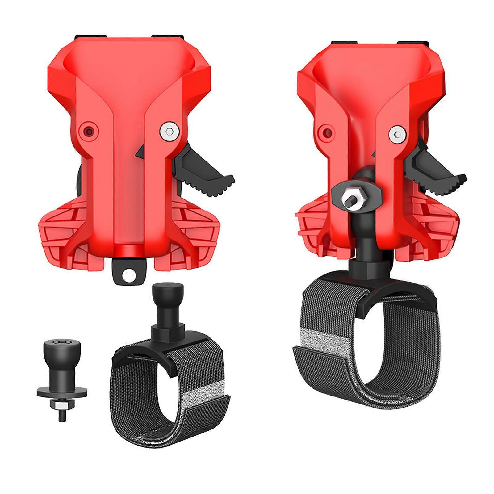 Double Lock Waist Buckle Holder for Electric Tool Features Automatic Locking Safety and Easy Installation ABS Materials Multicolor